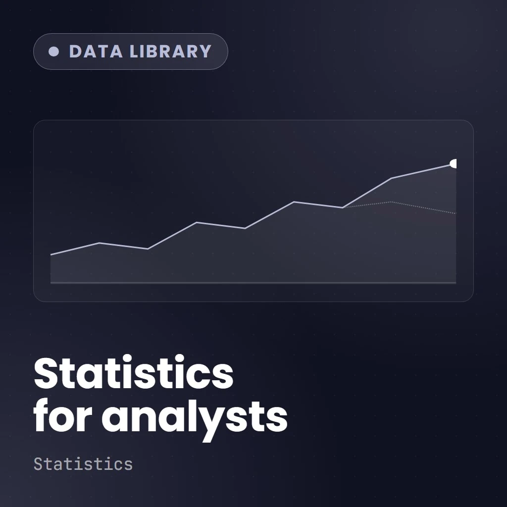 Introduction to Statistics for Data Analysts Cover