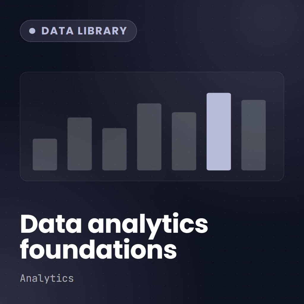 Foundations of Data Analytics