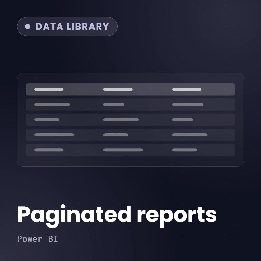 Mastering Paginated Reports with Diverse Report