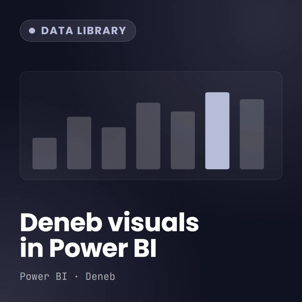 Declarative Visualization Techniques in Power BI with Deneb