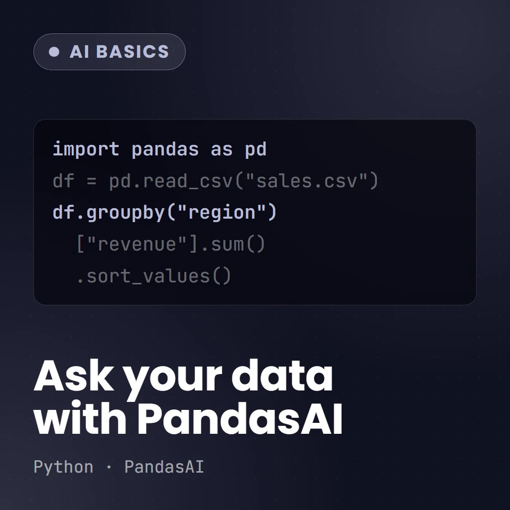 Data Analysis with PandasAI