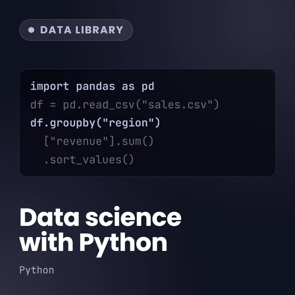 Data Science Overview with Python Cover