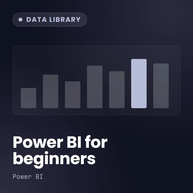Course Cover: Beginners Guide to Power BI