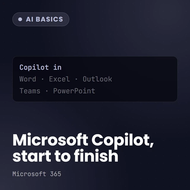 Course Cover: Complete Guide to Microsoft Copilot