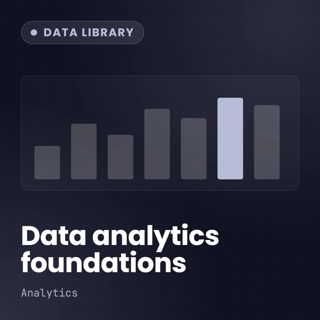 Course Cover: Foundations of Data Analytics