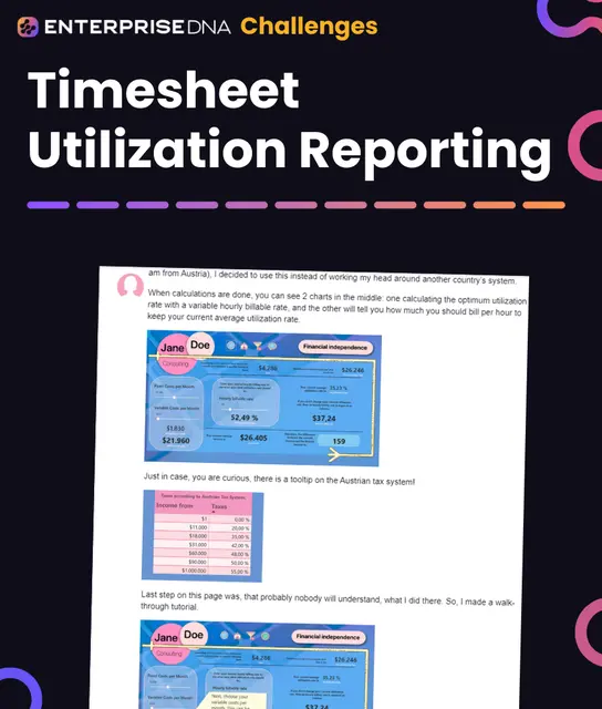 Timesheet Utilisation Reporting Cover