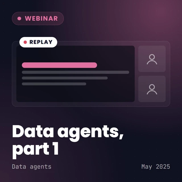 Cover: Building Data Agents Part 1