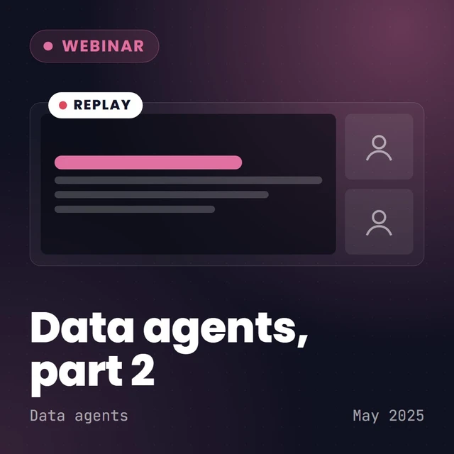 Cover: Building Data Agents Part 2