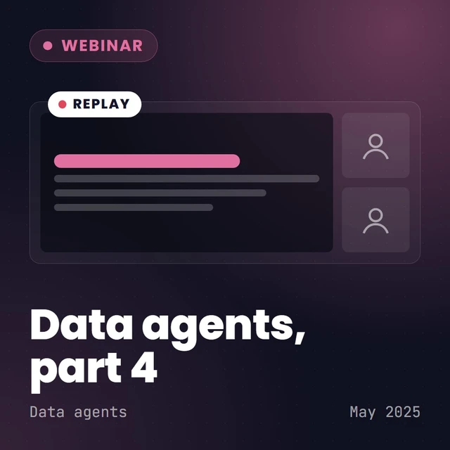 Cover: Building Data Agents Part 4