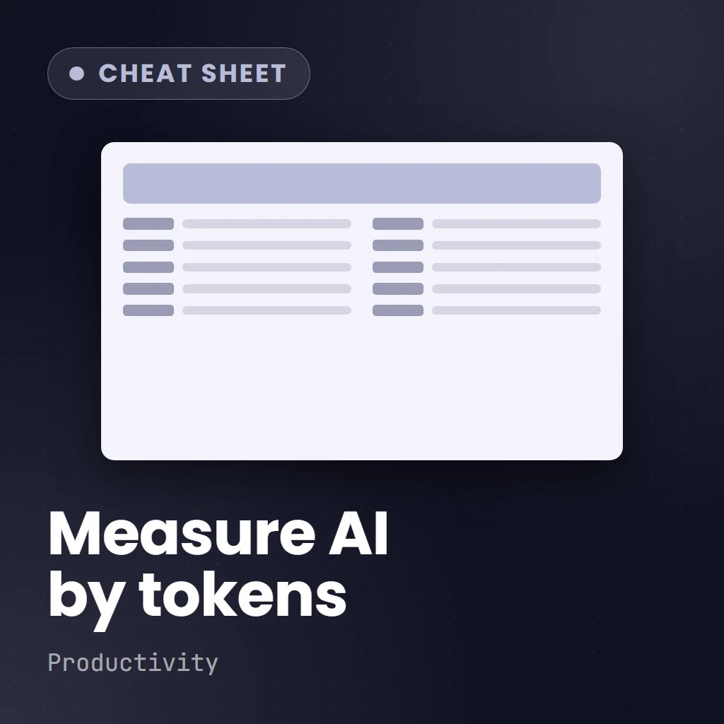 Token Generation as the New Productivity Metric