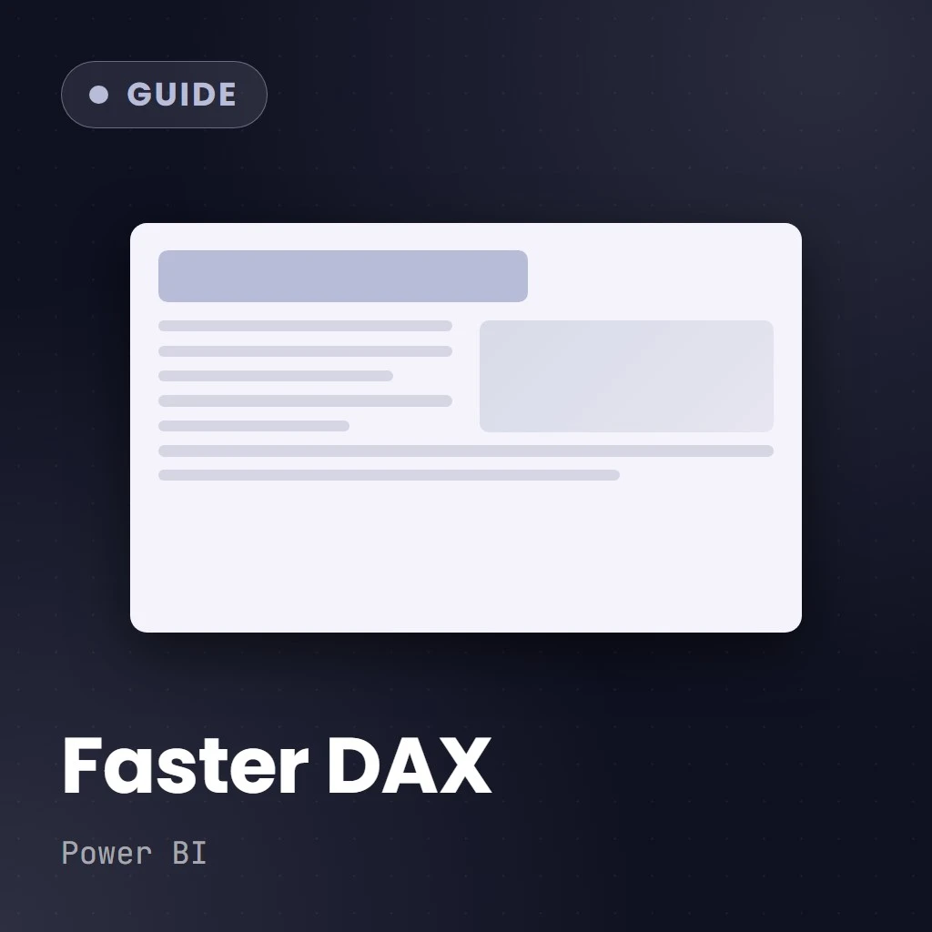 Optimizing Dax