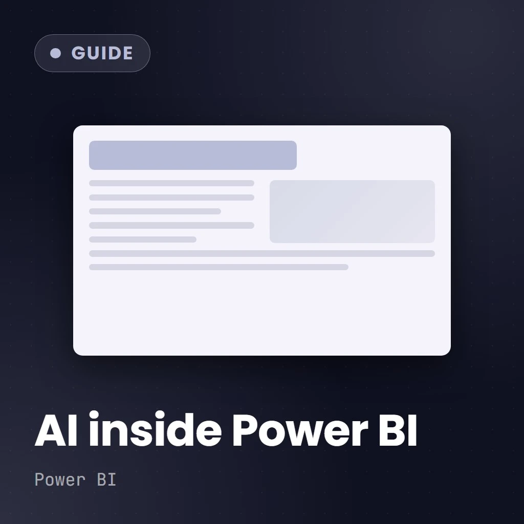Unlock AI in Your Power BI Dashboard