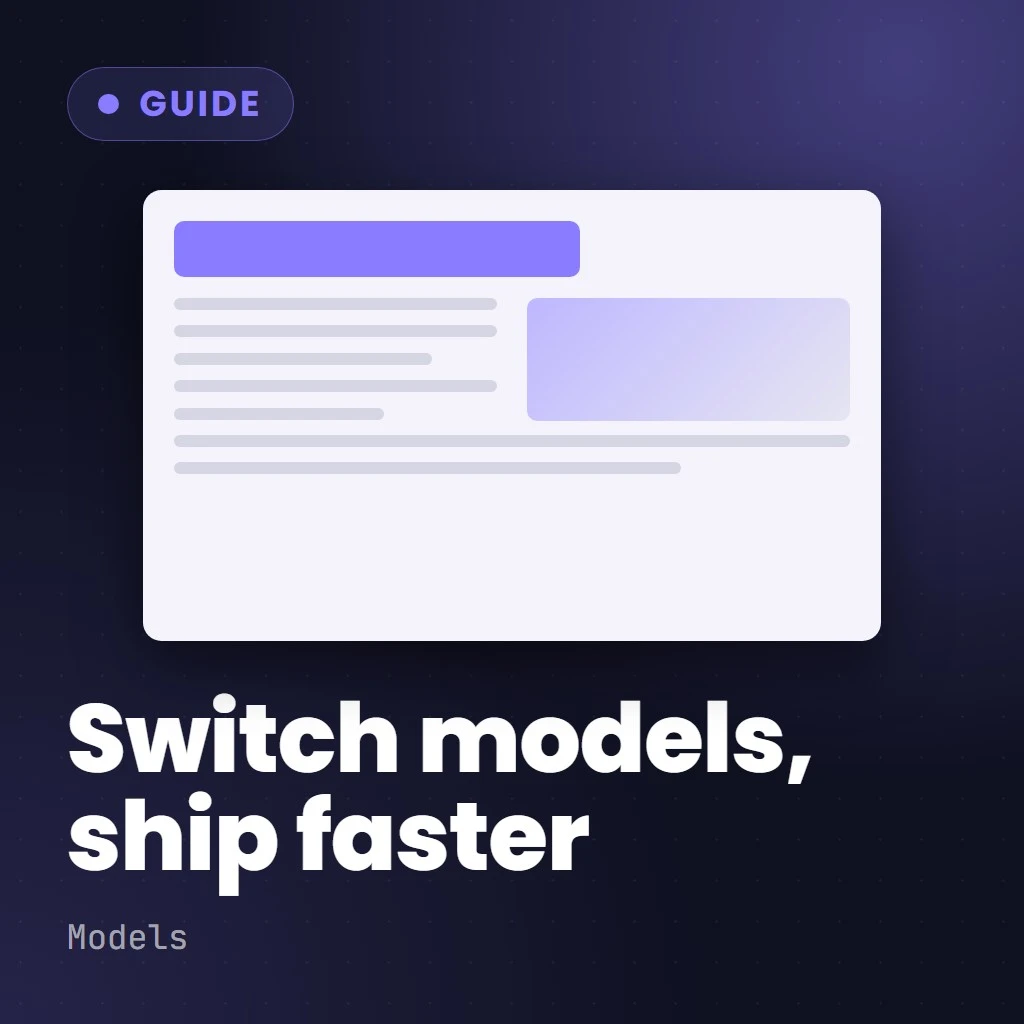 Model Switching Is the Dev Shortcut No One Told You About