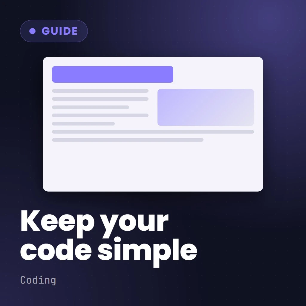Great Developers Make Complex Code Simple