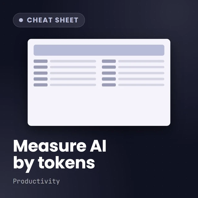 Cover: Token Generation as the New Productivity Metric