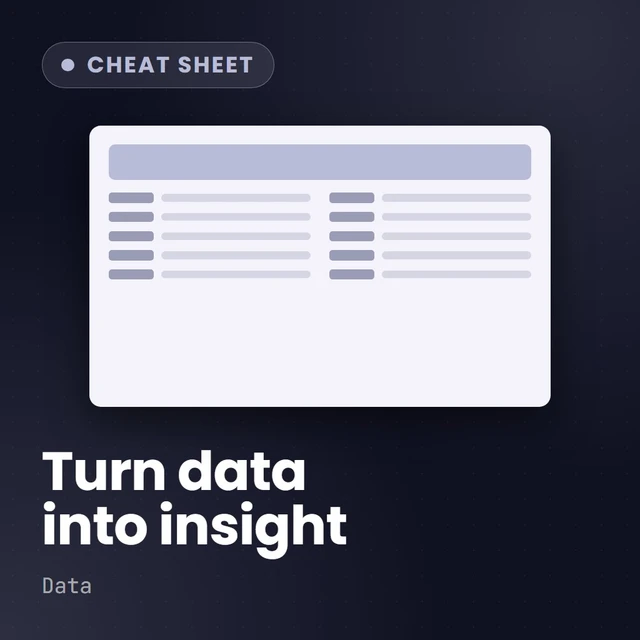 Cover: Turning Data Into Insight