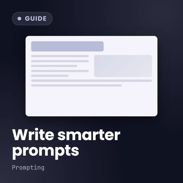 Cover: Unlock Prompt Power with Smarter Prompts