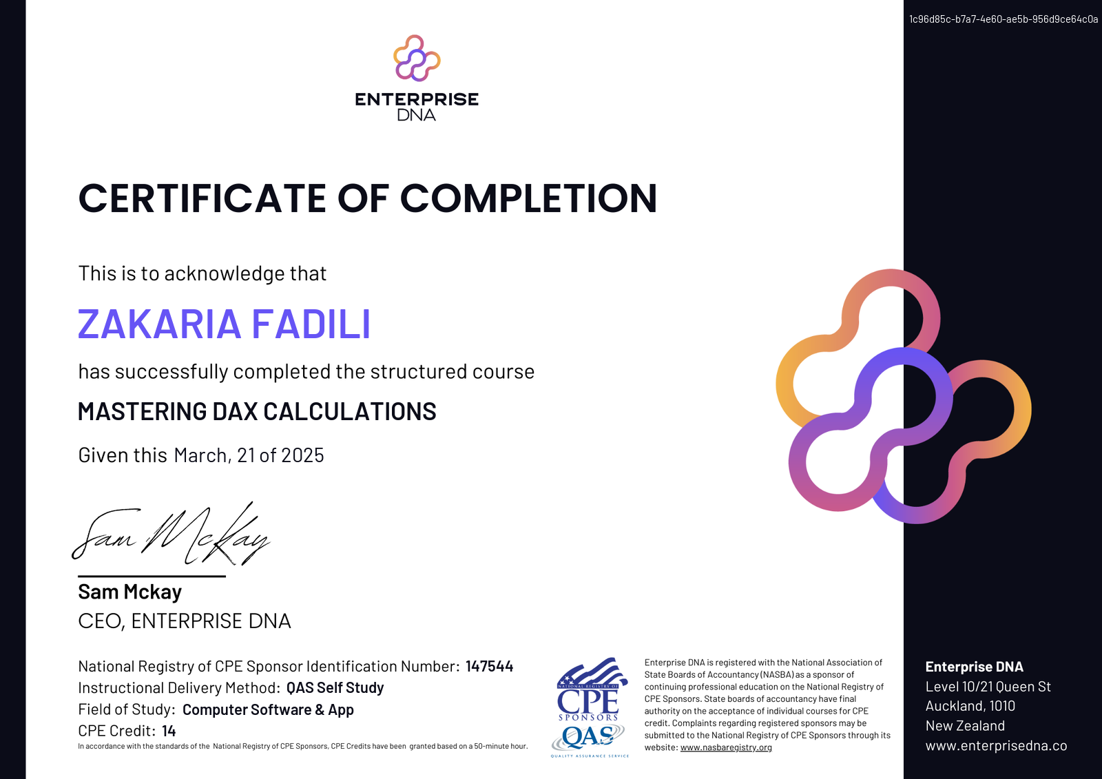 Cover: Zakaria Fadili