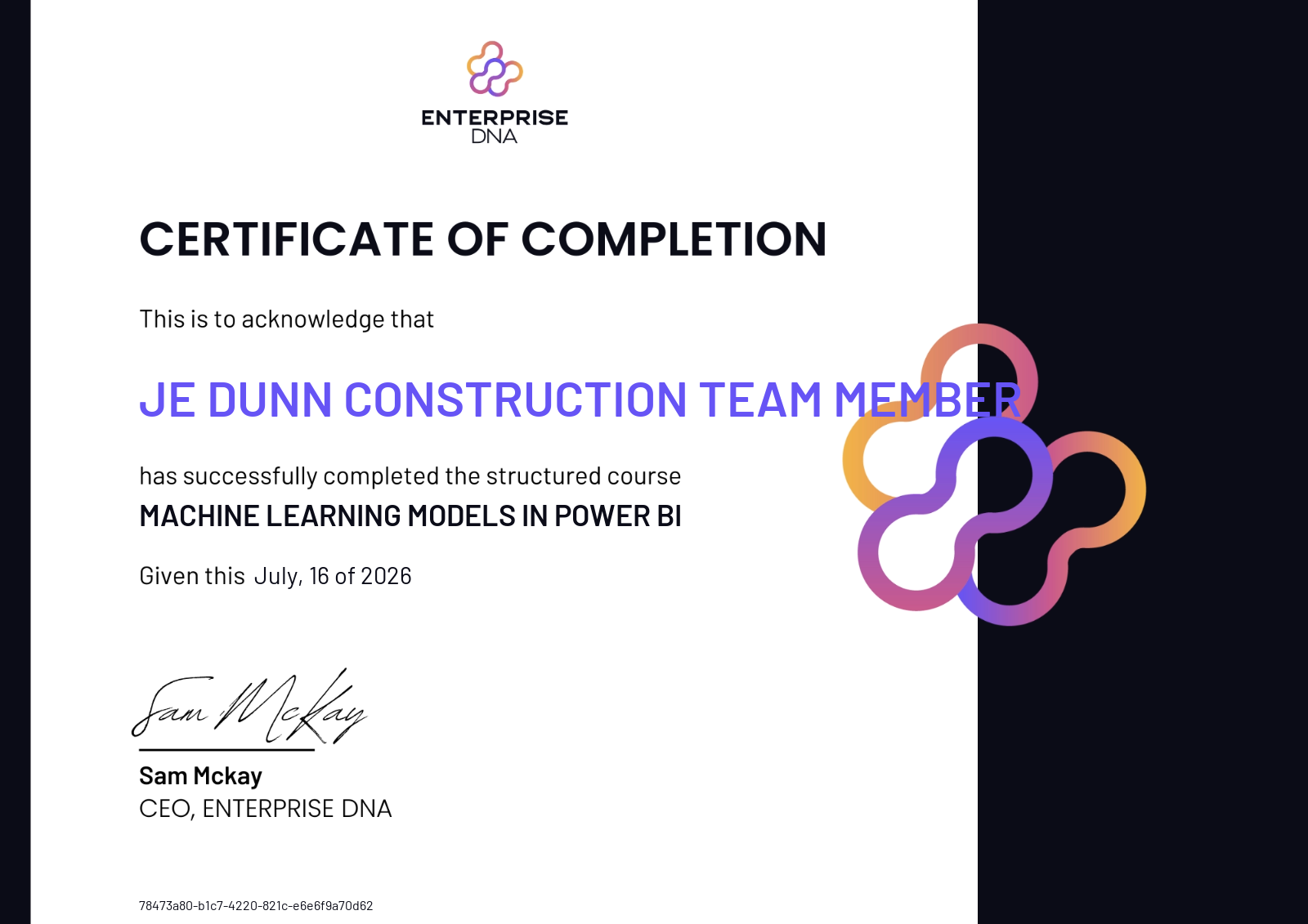 Cover: JE Dunn Construction team member