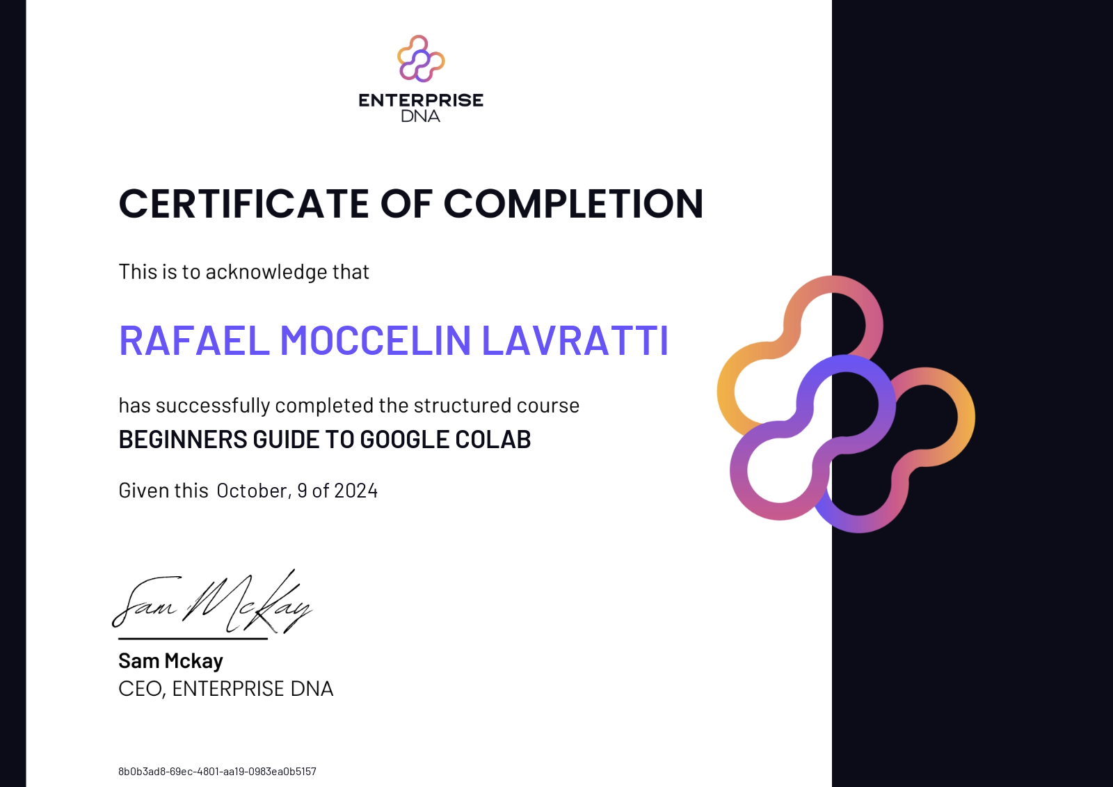 Rafael Moccelin Lavratti Cover