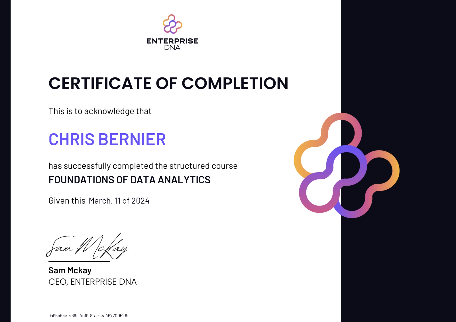 Cover: Chris Bernier